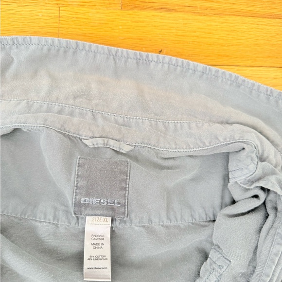 Diesel Light Gray jaket men medium - Picture 2 of 10